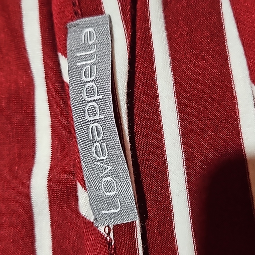 Loveapella | Striped Knit Swing Style Dress - Picture 4 of 8